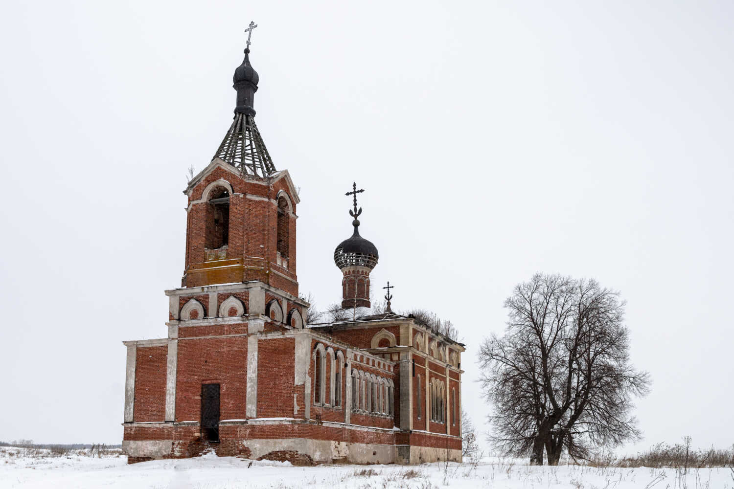 Заброшенная Церковь Казанской иконы Божией Матери в Бураково (с) Другие места
